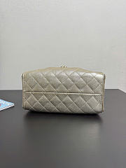 CHANEL |25 Small Metallic Gold Caviar Quilted Bag - 4
