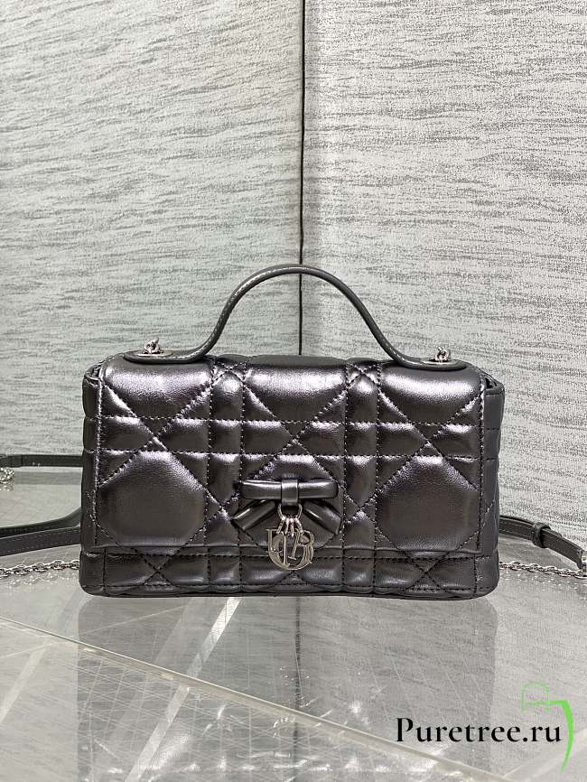 DIOR | My Dior Mini Bag Cannage Lambskin Black - 1