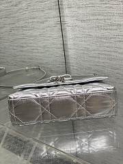 DIOR | My Dior Mini Bag Cannage Lambskin Silver - 6