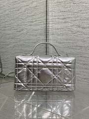 DIOR | My Dior Mini Bag Cannage Lambskin Silver - 5