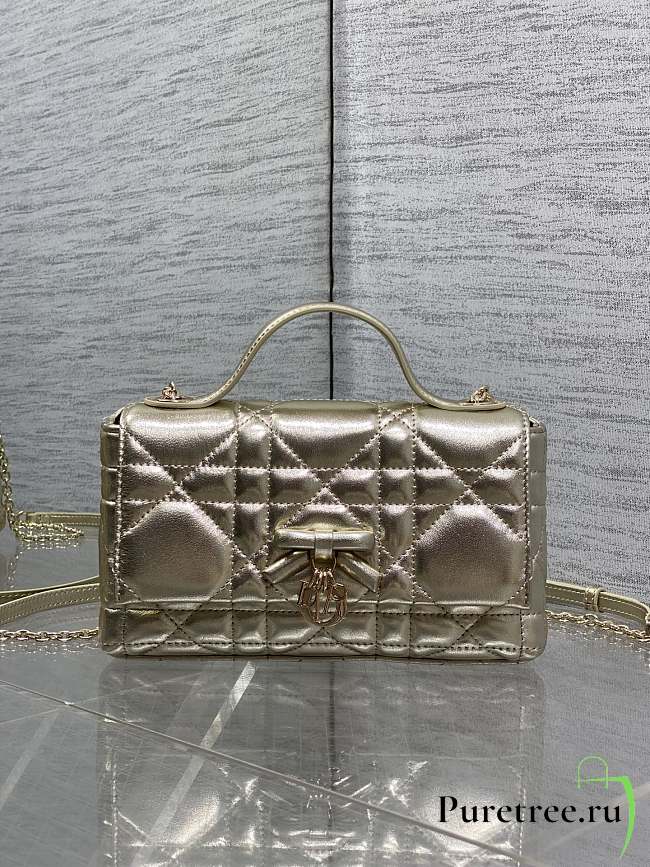 DIOR | My Dior Mini Bag Cannage Lambskin Gold - 1