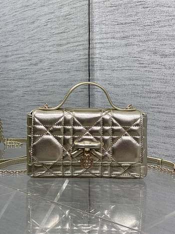 DIOR | My Dior Mini Bag Cannage Lambskin Gold