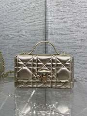 DIOR | My Dior Mini Bag Cannage Lambskin Gold - 6