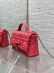 DIOR | My Dior Mini Bag Cannage Lambskin Red - 6