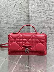 DIOR | My Dior Mini Bag Cannage Lambskin Red - 3