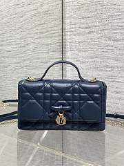 DIOR | My Dior Mini Bag Cannage Lambskin Navy Blue - 1