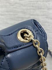 DIOR | My Dior Mini Bag Cannage Lambskin Navy Blue - 6
