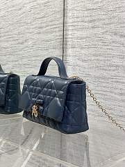 DIOR | My Dior Mini Bag Cannage Lambskin Navy Blue - 3