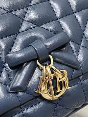 DIOR | My Dior Mini Bag Cannage Lambskin Navy Blue - 4