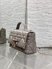 DIOR | My Dior Mini Bag Cannage Lambskin Gray - 6