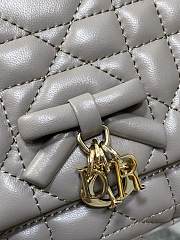 DIOR | My Dior Mini Bag Cannage Lambskin Gray - 4