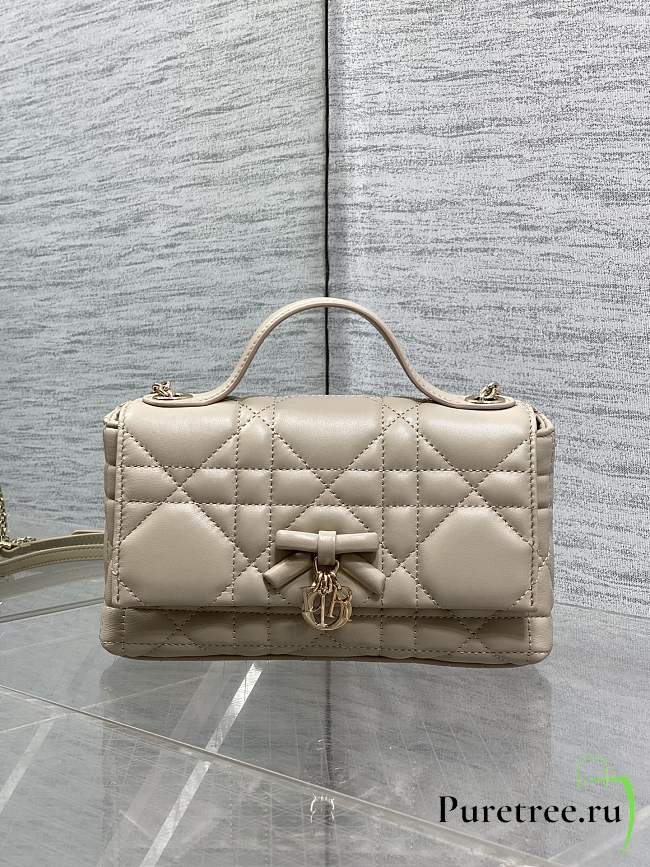DIOR | My Dior Mini Bag Cannage Lambskin Beige - 1