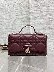 DIOR | My Dior Mini Bag Cannage Lambskin Burgundy - 1