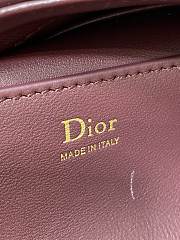 DIOR | My Dior Mini Bag Cannage Lambskin Burgundy - 5