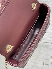 DIOR | My Dior Mini Bag Cannage Lambskin Burgundy - 4