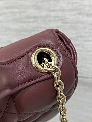 DIOR | My Dior Mini Bag Cannage Lambskin Burgundy - 2