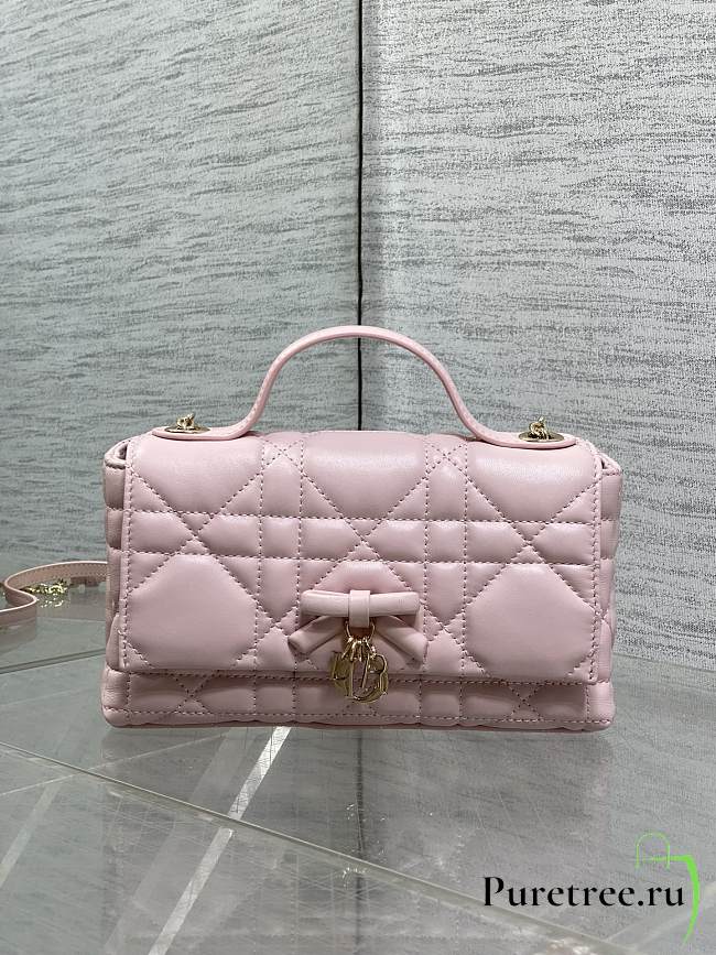 DIOR | My Dior Mini Bag Cannage Lambskin Pink - 1