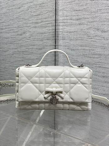 DIOR | My Dior Mini Bag Cannage Lambskin Off White