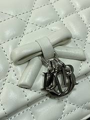 DIOR | My Dior Mini Bag Cannage Lambskin Off White - 6