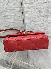 DIOR | My Dior Mini Bag Cannage Lambskin Gold Hardware In Red - 6