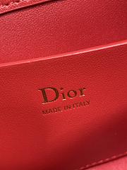 DIOR | My Dior Mini Bag Cannage Lambskin Gold Hardware In Red - 4