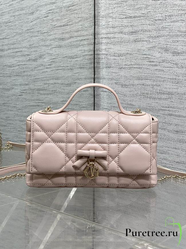 DIOR | My Dior Mini Bag Cannage Lambskin Light Pink - 1