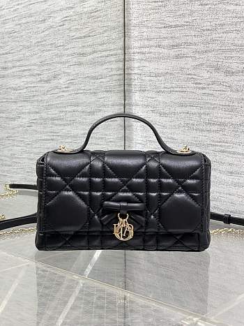 DIOR | My Dior Mini Bag Cannage Lambskin Gold Hardware Black