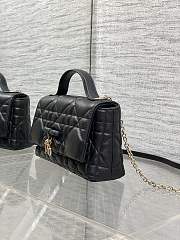 DIOR | My Dior Mini Bag Cannage Lambskin Gold Hardware Black - 4