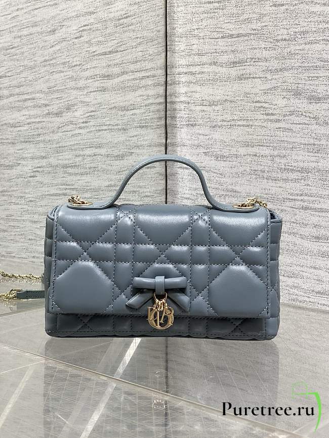 DIOR | My Dior Mini Bag Cannage Lambskin Blue - 1
