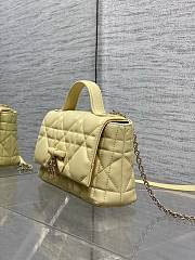 DIOR | My Dior Mini Bag Cannage Lambskin Yellow - 5