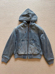 LOUIS VUITTON | Hooded Workwear Denim Blouson - 1