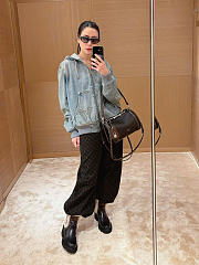 LOUIS VUITTON | Hooded Workwear Denim Blouson - 2