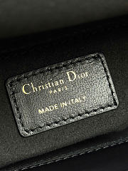DIOR | Small Lady Dior Bag with Strap Black - 2
