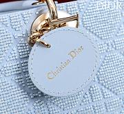 DIOR | Lady D-Joy 22 Small Embroidered Beaded Blue - 2