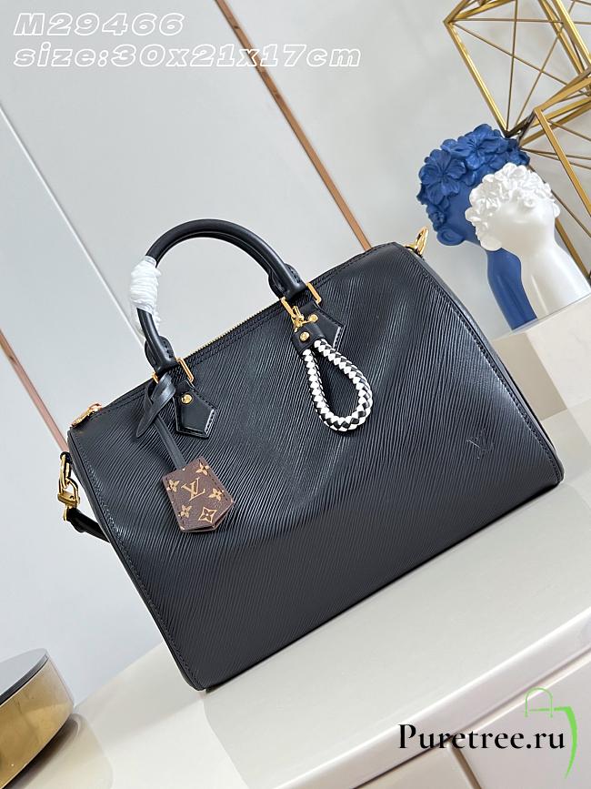 LOUIS VUITTON | Speedy Soft 30 Cowhide leather in black - 1