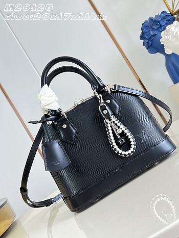 LOUIS VUITTON | Alma BB Epi Rainbow Bag Black 