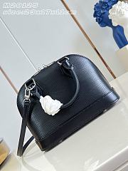 LOUIS VUITTON | Alma BB Epi Rainbow Bag Black  - 6