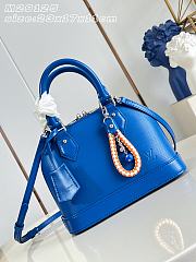 LOUIS VUITTON | Alma BB Epi Rainbow Bag Ocean Blue - 1