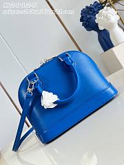 LOUIS VUITTON | Alma BB Epi Rainbow Bag Ocean Blue - 4