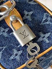 LOUIS VUITTON | Speedy 18 Bandouliere In Denim Blue - 3