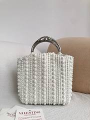 VALENTINO | Pearl top-handle clutch bag  - 1
