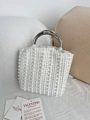 VALENTINO | Pearl top-handle clutch bag  - 5