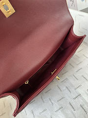 CHANEL | Clutch Bag In Burgundy Color - 5