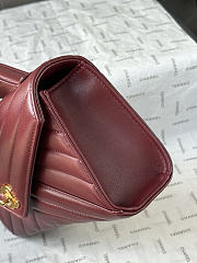 CHANEL | Clutch Bag In Burgundy Color - 2