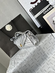 CHANEL | Clutch Bag In Silver Color - 5