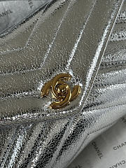 CHANEL | Clutch Bag In Silver Color - 3