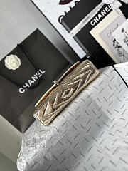 CHANEL | Clutch Bag In Gold Color Silver Hardware - 5