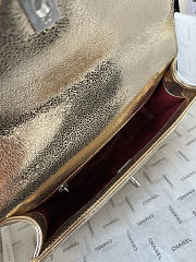 CHANEL | Clutch Bag In Gold Color Silver Hardware - 3