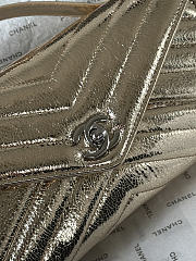 CHANEL | Clutch Bag In Gold Color Silver Hardware - 2