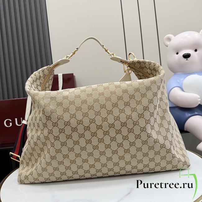 GUCCI | Brera large crossbody bag sand and brown GG canvas - 1